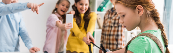 Group laughing a teen