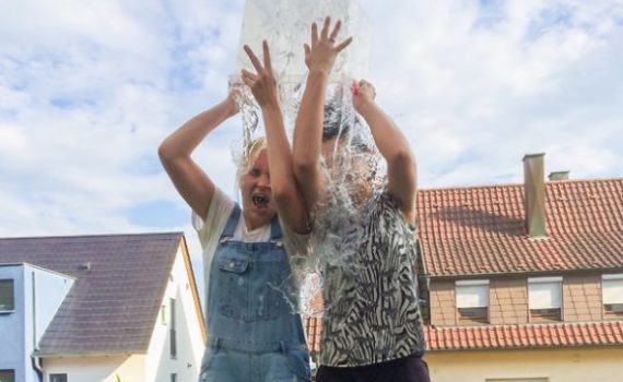 Pouring a bucket of water over our head